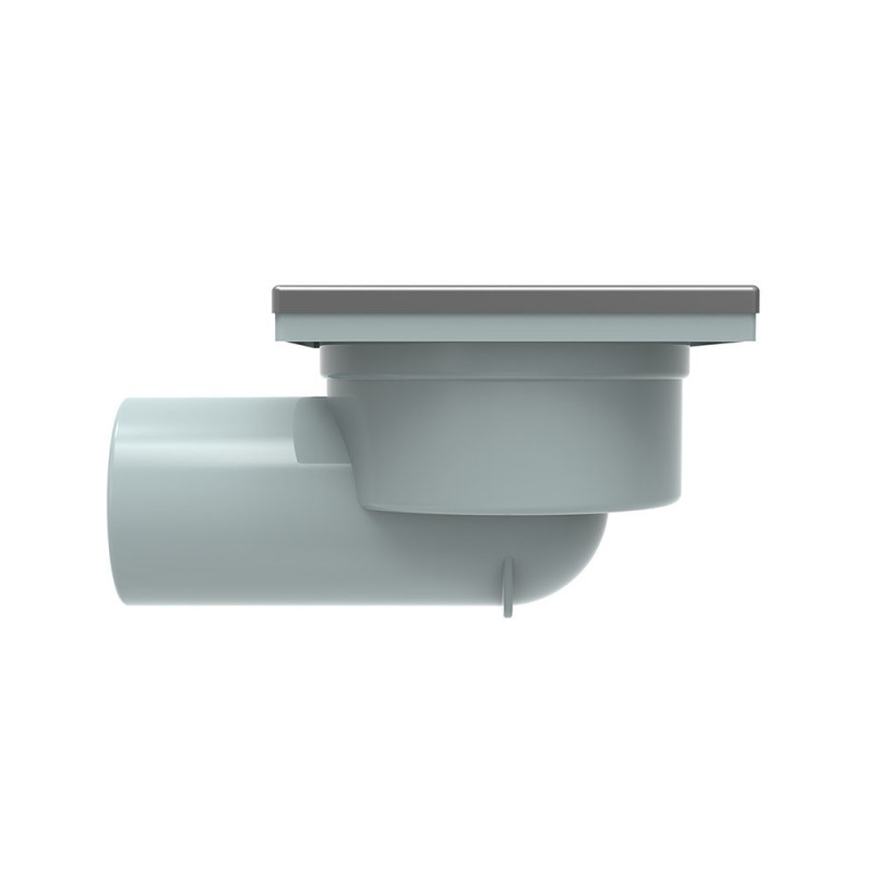Подов сифон 100х100мм 6414GG GUN GRAY