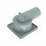 Подов сифон 100х100мм 6414GG GUN GRAY