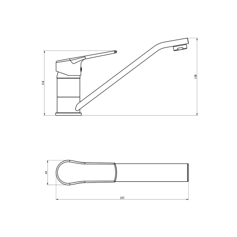 Месингов смесител ALFI ICF 7131123 - 15