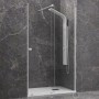 Душ параван 170/200 см, бял мат, Animus 400 Bianco