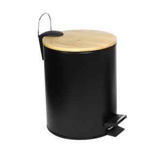 Кошче за отпадъци 5л BAMBOO 1556 ЧЕРЕН МАТ