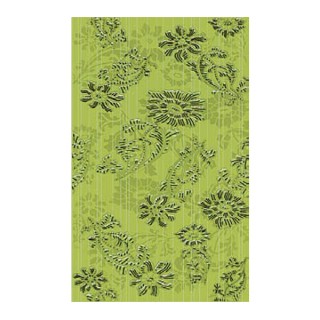 Decorado Vivel Verde - 25x40 зелени декорни плочки с флорални елементи