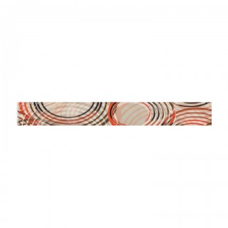 Listelo Olas Rojo - 6x50 червени фризове с цветни елементи