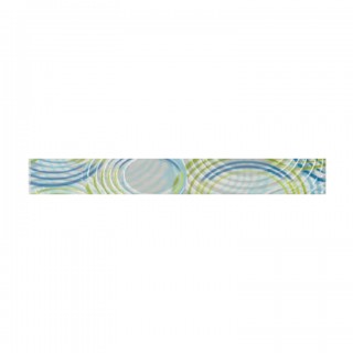 Listelo Olas Verde - 6x50 зелени фризове с цветни елементи