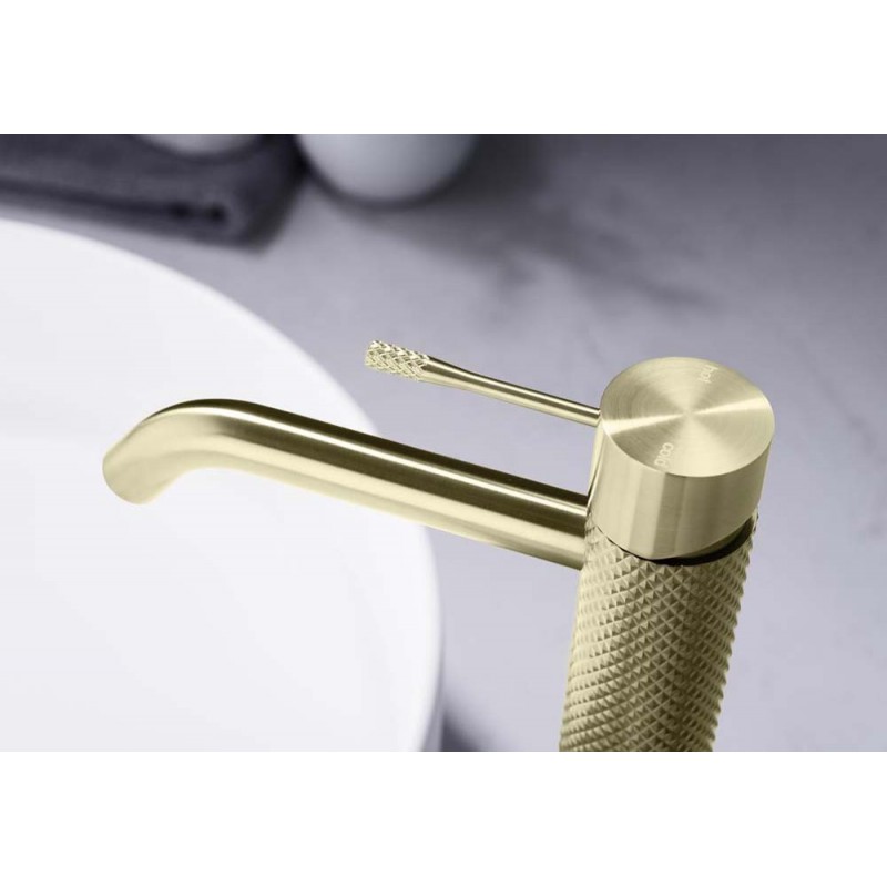 ВИСОК СМЕСИТЕЛ ЗА УМИВАЛНИК DIAMOND BRUSHED GOLD NR251901АBG