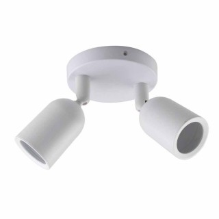 Двойно бяло пластмасово тяло LED луни IP20 MAX-10W