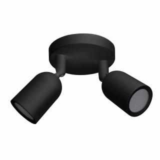 Двойно черно пластмасово тяло LED луни IP20 MAX-10W
