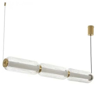 Полилей Cronus в матирано злато с LED осветление 45W