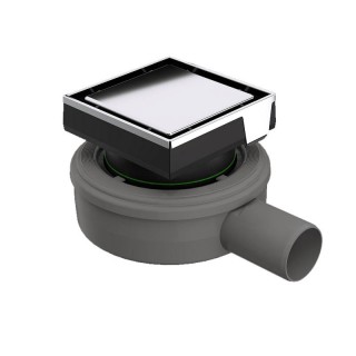 Подов сифон за плочка 10х10 см, ф40мм, H48mm, Micro Drain