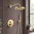Душ комплект за вграждане DIAMOND BRUSHED GOLD