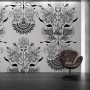 FLOWERS - дизайнерски тапети за баня