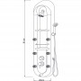 Хидромасажен душ панел ICSH 3091