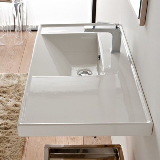 Мивка за баня ML 90х48 shelf sx