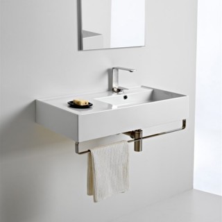 Умивалник за баня Teorema 2.0 80 SHELF SX