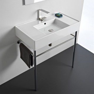 Умивалник за баня Teorema 2.0 80 DOUBLE SHELF