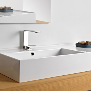 Умивалник за баня Teorema 2.0 100 SHELF DX