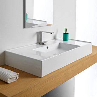 Умивалник за баня Teorema 2.0 100 DOUBLE SHELF