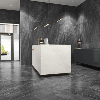 AGATHOS White Anthracite - колекция гранитогрес с ефект камък