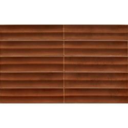 Marrone Onda 2 - декоративна плочка за баня