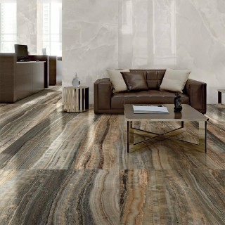 Eccentric Luxe - красива колекция гранитогрес с ефект на оникс