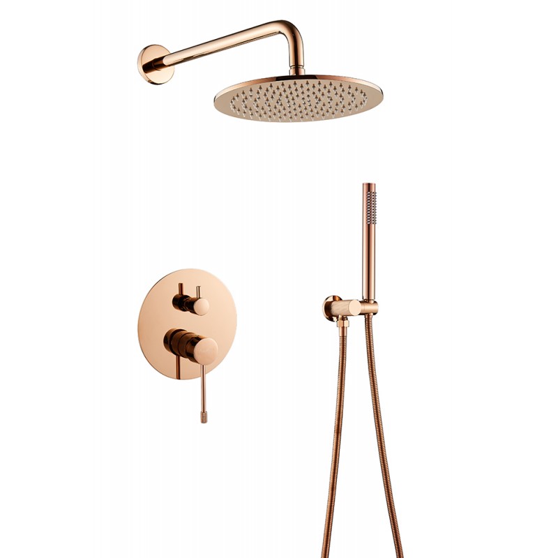 Душ комплект за вграждане DIAMOND ROSE GOLD HG83408