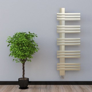 Дизайнерска алуминиева лира за баня Guardian L Gold 450x1300
