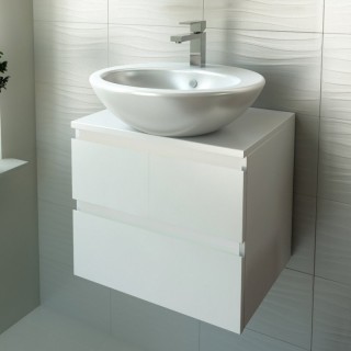 TULIP - ВОДОУСТОЙЧИВ шкаф за баня 50 см 2 чекмеджета F502CTUL