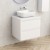 Бял PVC шкаф за баня 6038-60W с две чекмеджета