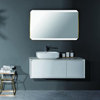 LED ОГЛЕДАЛО IRIS BRUSHED GOLD