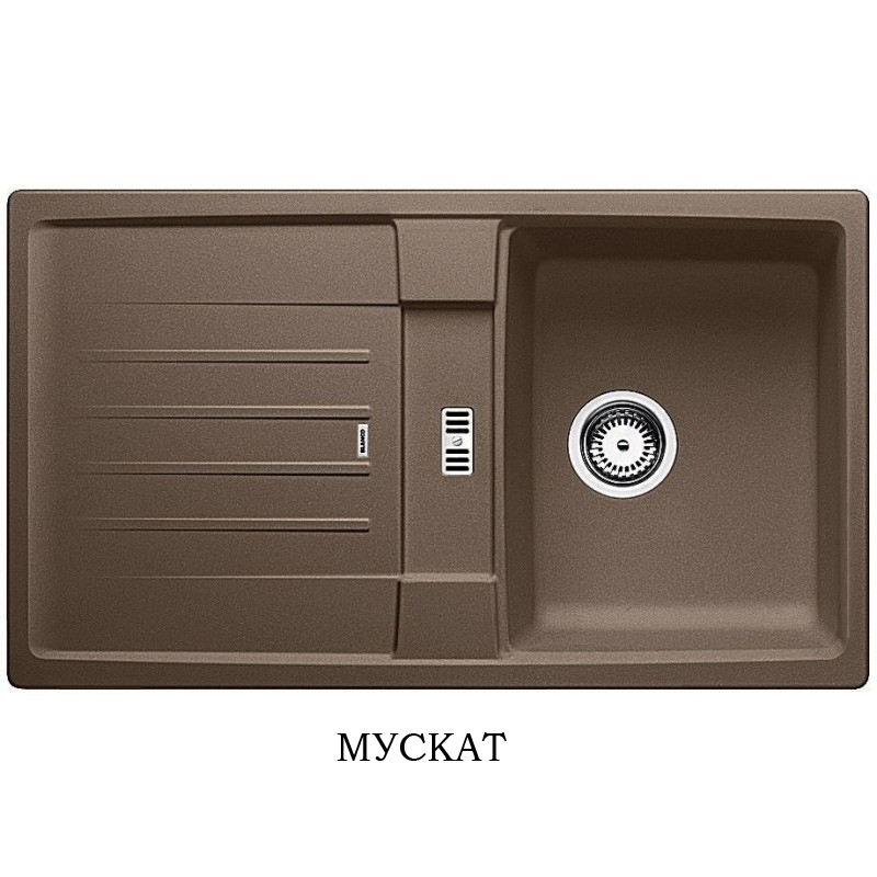 МИВКА ЗА КУХНЯ ОТ СИЛГРАНИТ - BLANCO LEXA 45S