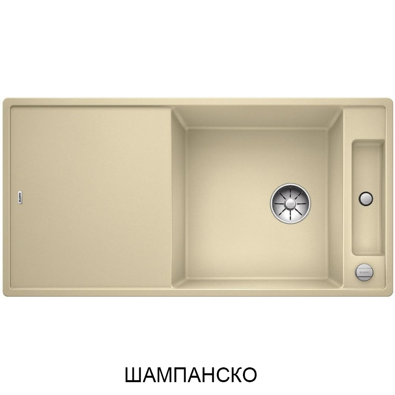 КУХНЕНСКА МИВКА ОТ СИЛГРАНИТ BLANCO AXIA III XL 6 S