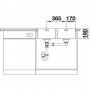 КУХНЕНСКА МИВКА ОТ СТОМАНА BLANCO ANDANO 340/340-IF/A