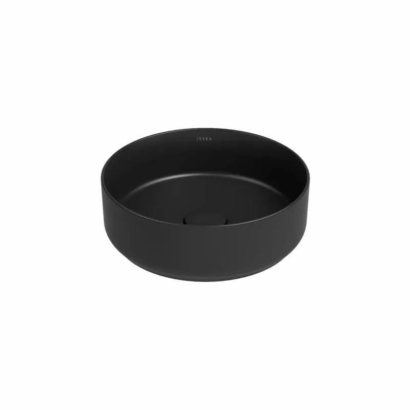 Кръгъл умивалник за монтаж върху плот INFINITY Matt Black