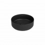 Кръгъл умивалник за монтаж върху плот INFINITY Matt Black