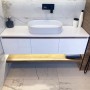 Овална мивка за плот INFINITY 55 White
