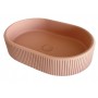 Мивка за плот 376х565мм в цвят по RAL Vigo Oval Stripes Solid Stone