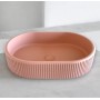 Мивка за плот 376х565мм в цвят по RAL Vigo Oval Stripes Solid Stone