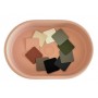 Мивка за плот 376х565мм в цвят по RAL Vigo Oval Stripes Solid Stone