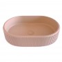 Мивка за плот 376х565мм в цвят по RAL Vigo Oval Stripes Solid Stone