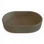 Мивка за плот 376х565мм в цвят по RAL Vigo Oval Stripes Solid Stone