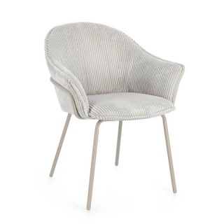 Елегантен стол CASSIDY WARM/LIGHT GREY