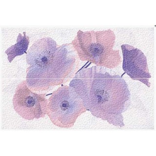 Peonia Malva - декорни плочки за баня