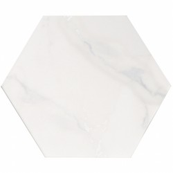 ELEMENTS BLUE EXA - гранитогрес хексагон с мраморен дизайн