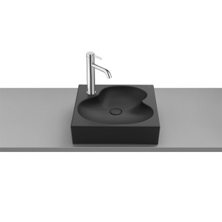 Умивалник върху плот A327A14080 MATT BLACK
