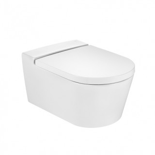 ROUND - Порцеланова окачена Rimless тоалетна чиния A346527000 - 00 White