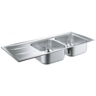 Кухненска мивка от неръждаема стомана с отцедник 31587SD0